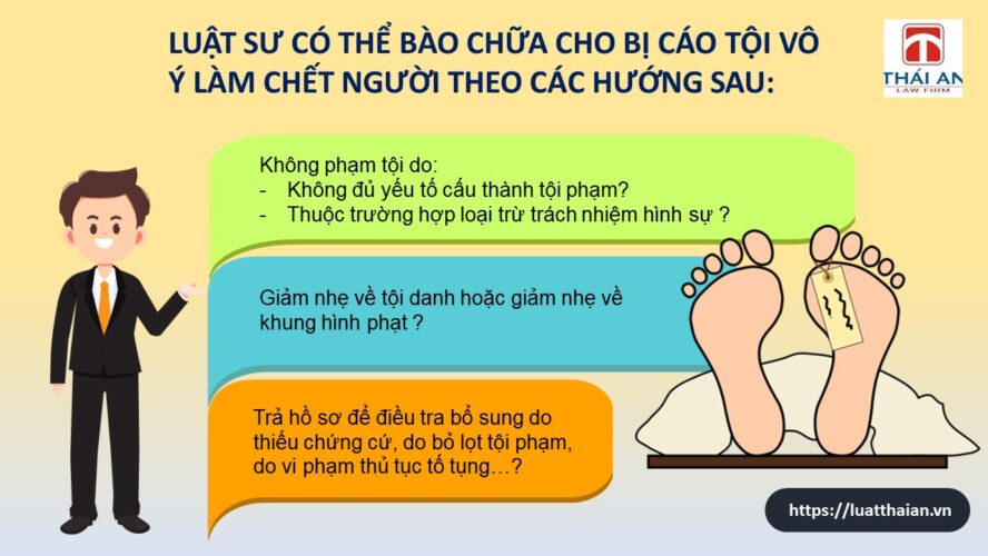 bào chữa tội vô ý làm chết người