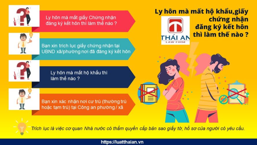 Ly hôn mà không có sổ hộ khẩu thì phải làm thế nào? 4 giải pháp khi ly hôn mà không có giấy tờ