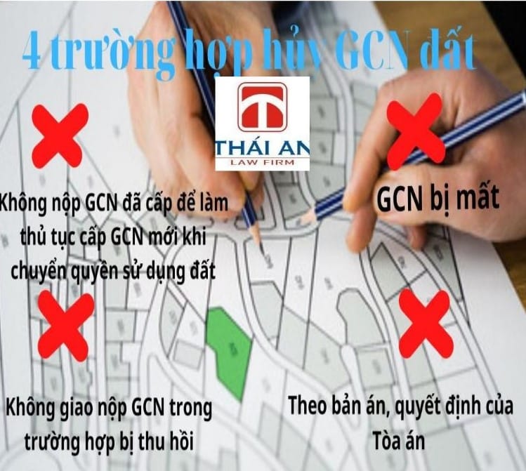 hủy giấy chứng nhận quyền sử dụng đất