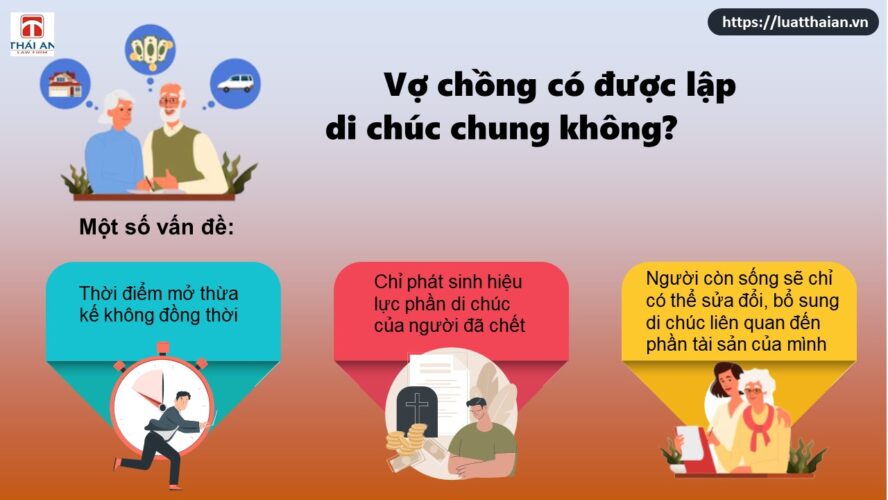 Di chúc chung của vợ chồng
