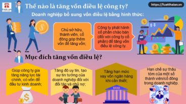 2 hình thức 4 mục đích tăng vốn điều lệ