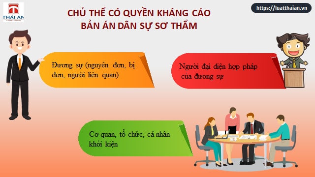 khang cao ban an so tham