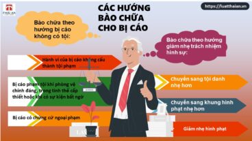 Có những hướng bào chữa hình sự nào? 2 các hướng bào chữa