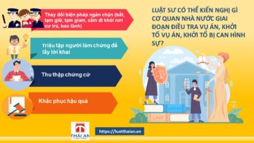 luật sư kiến nghị cơ quan nhà nước