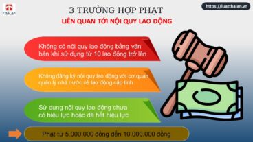 phạt liên quan tới nội quy lao động