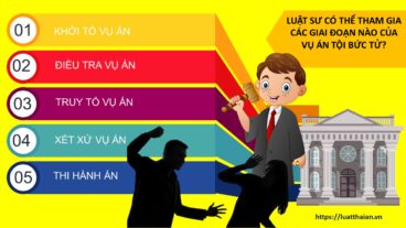 Các giai đoạn vụ án tội bức tử