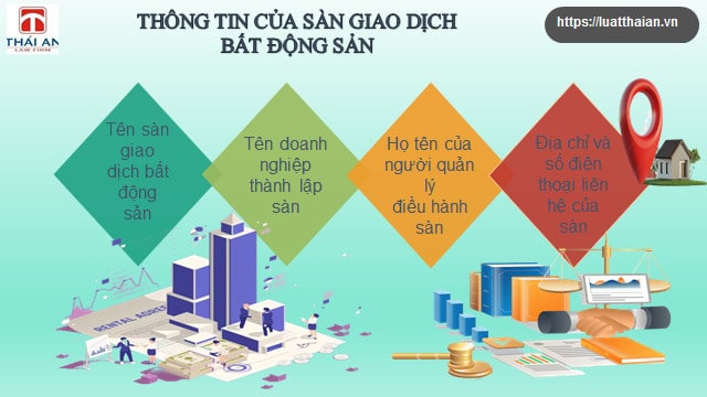 Thành lập sàn giao dịch bất động sản như thế nào ? 5 Các thông tin cần công khai của sàn giao dịch bất động sản