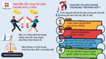 Nguyên tắc chia tài sản khi ly hôn