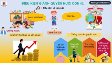 Điều kiện giành quyền nuôi con khi ly hôn