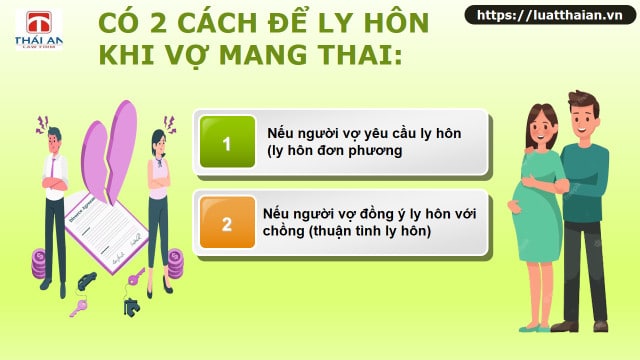 Ly hôn khi vợ đang mang thai 6 Có 2 cách để ly hôn khi vợ đang mang thai