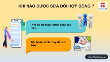 sửa đổi hợp đồng