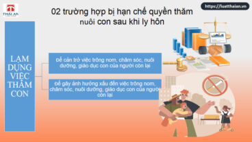 Tất cả quy định về thăm nuôi con sau ly hôn 6 không cho thăm con sau ly hôn
