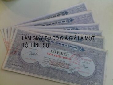 giấy tờ có giá giả