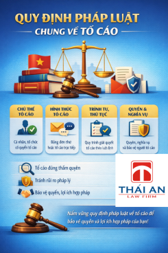 Quy định chung về tố cáo 2 tố cáo